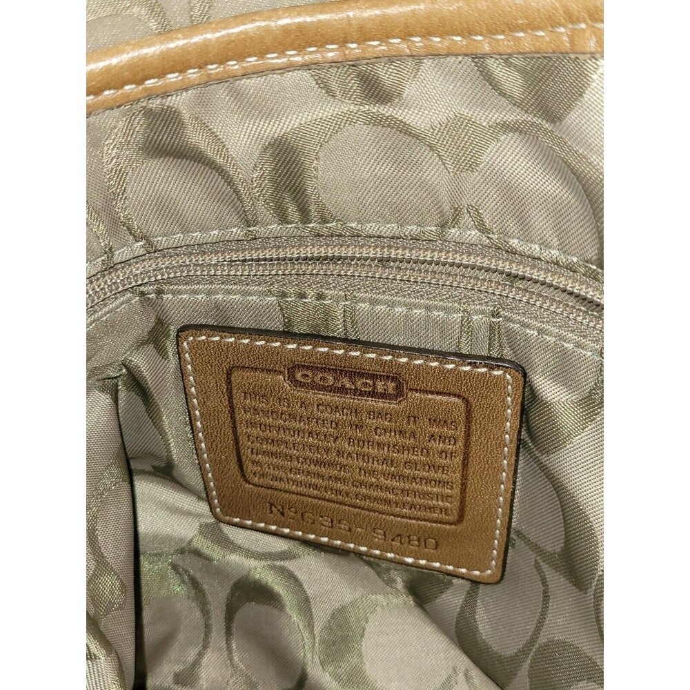 Vintage Coach G3s-9481 Brown Leather Crossbody/hobo Bag Bucket Shoulder Purse - Picture 6 of 11